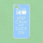 Iphone 5 Case, Iphone Case - Keep Calm And Click..