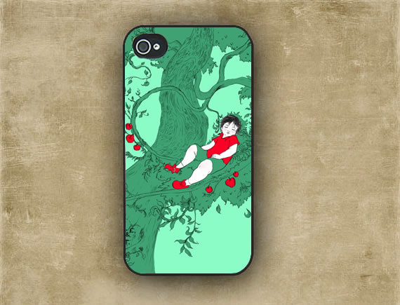 Iphone 5 Case, Iphone 4 Case - Giving Tree Boy For Iphone Case